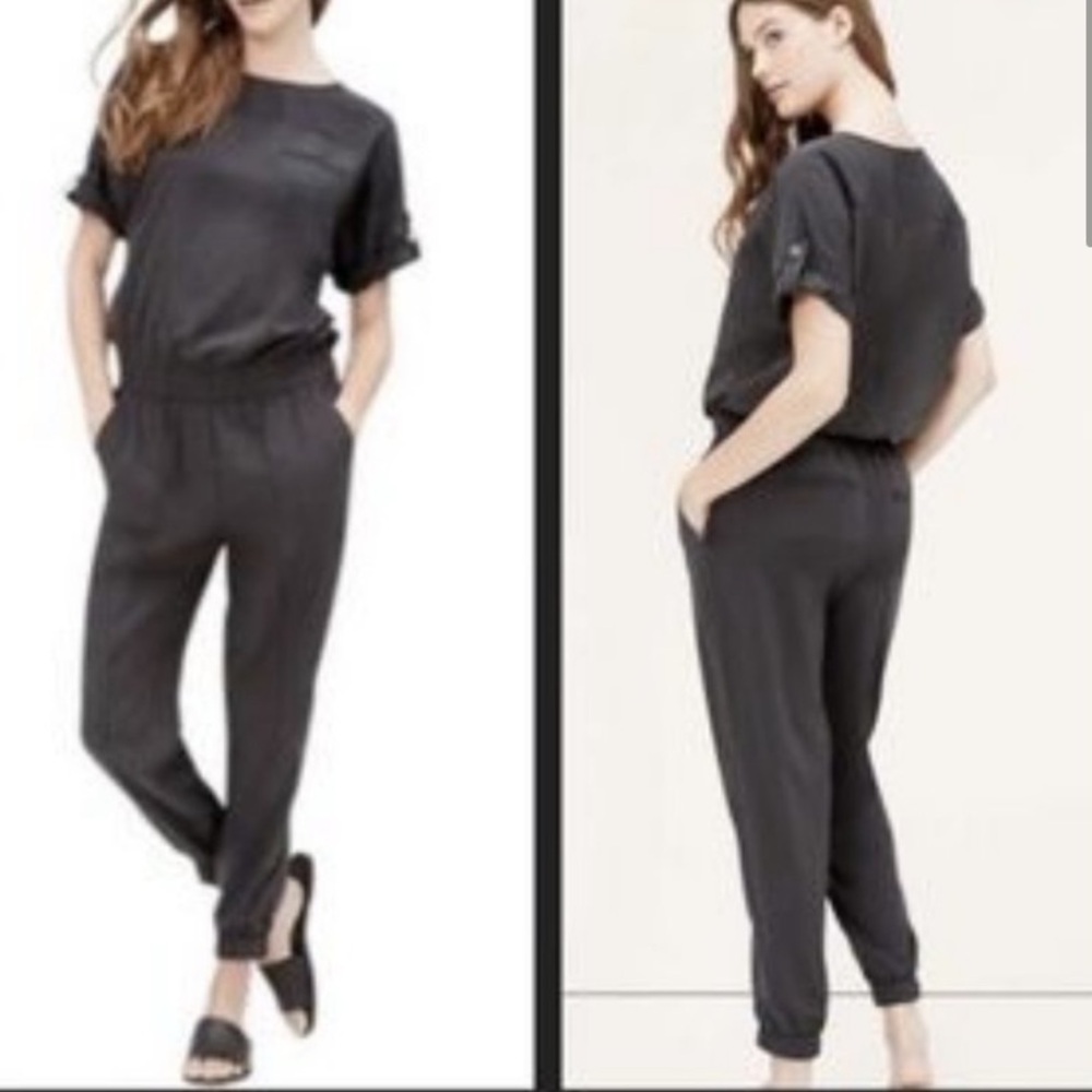 Loft Gray Jumpsuit